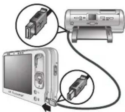HP PhotoSmart R847 - Drucken von Bildern von der Kamera aus - 2