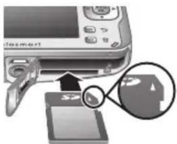 HP PhotoSmart R847 - Instalar e formatar cartão de memória opcional - 1