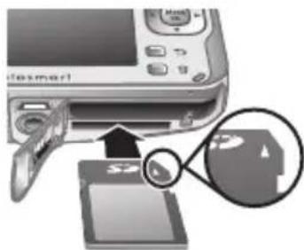 HP PhotoSmart R847 - Insertion et formatage d'une carte mémoire (en option) - 1