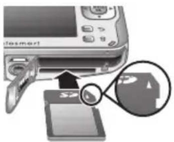 HP PhotoSmart R847 - Install and format an optional memory card - 1