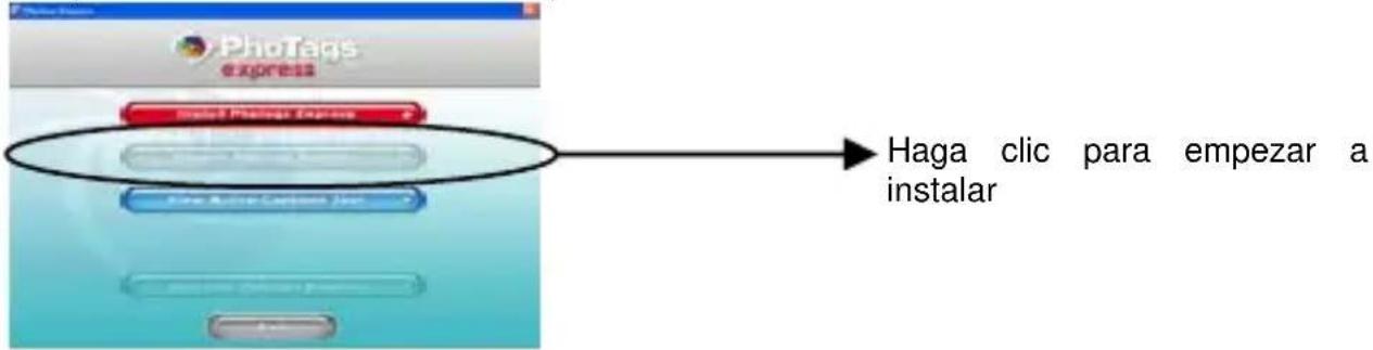 EASYPIX S328 - Instalar PhoTags Express Software - 3