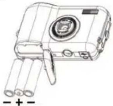EASYPIX W508 - Instalar a bateria - 1