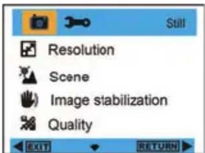 EASYPIX W508 - Fotoeinstellungen: - 1