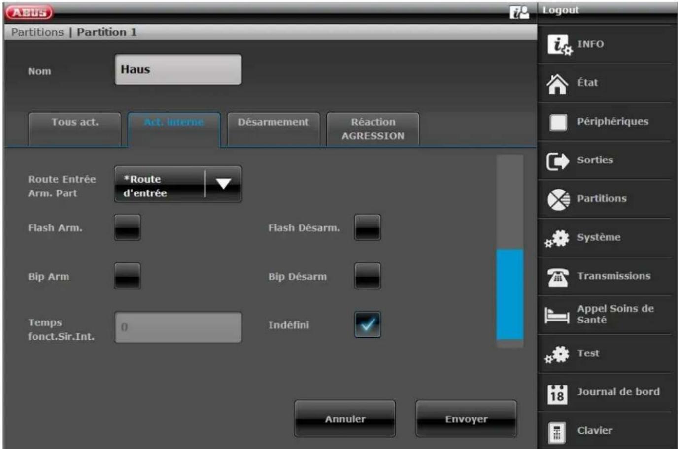 ABUS FUAA50010 - Activation interne de la partition - 1
