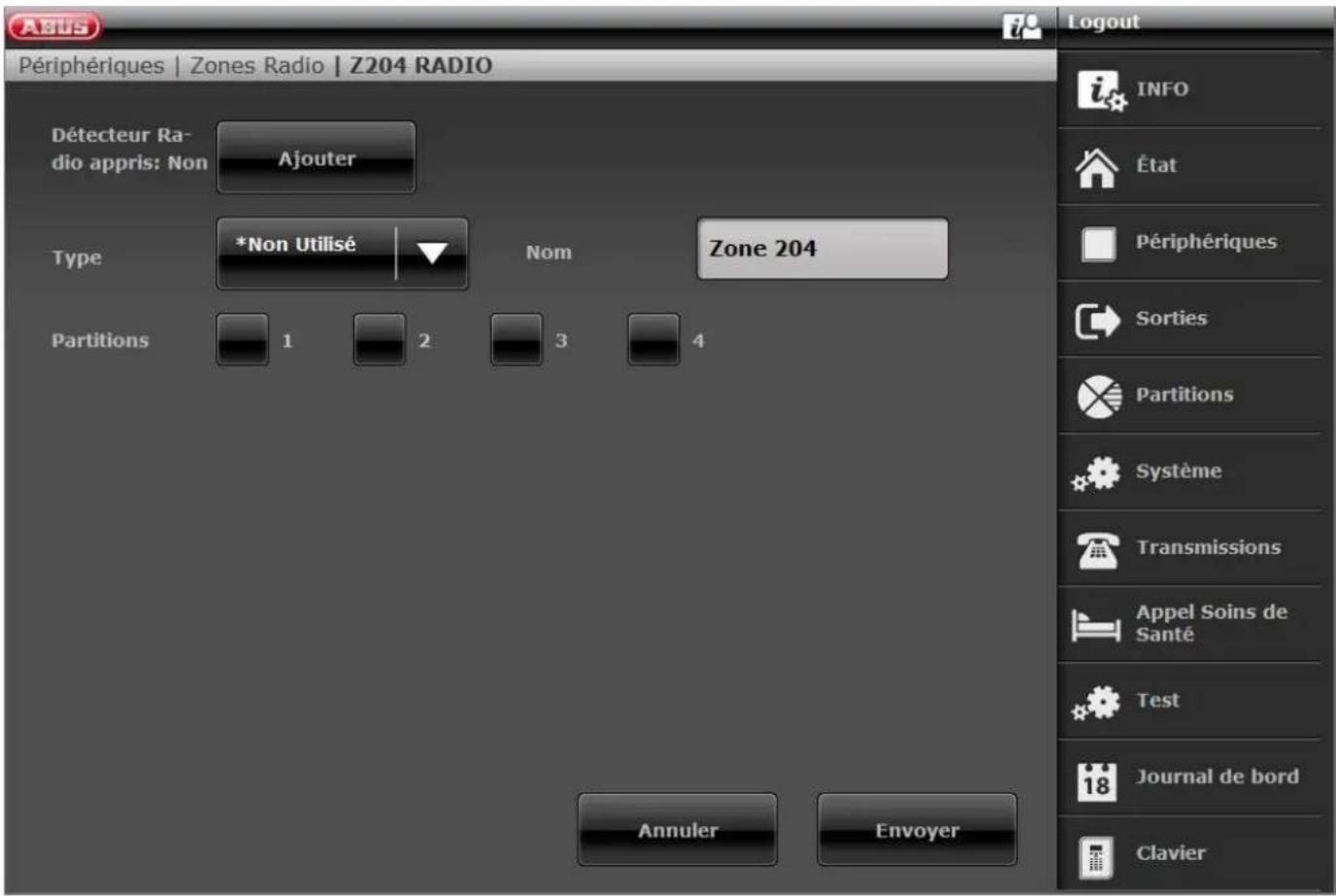 ABUS FUAA50010 - Programmation dans l'interface Web - 2