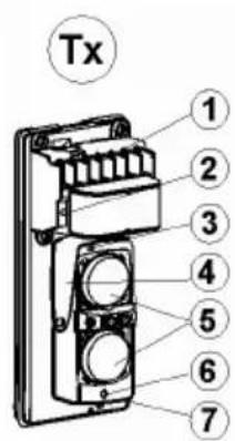 ABUS LS2120 - Sender (Tx) und Empfänger (Rx) - 1