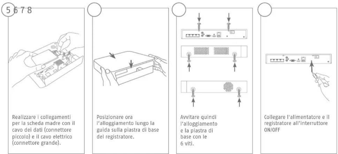 ABUS TVVR36700 - INSTALLAZIONE DELL'HARDWARE - 6
