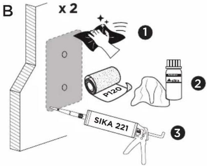 THULE HideAway - FOOT SUPPORT INSTALLATION - 10