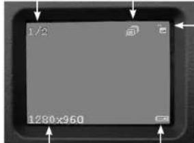 BUSHNELL TrailScout 119500 - Referência dos Icons no Visor - 1
