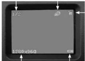 BUSHNELL TrailScout 119500 - Significato delle icone sul display - 1