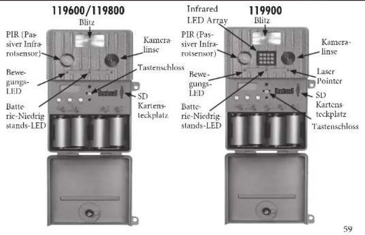 BUSHNELL TrailScout 119600 - 119900-Digitale Erkundungskamera,Trail Scout"2.1MP mit Nachsichtgerät - 4