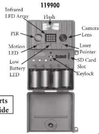 BUSHNELL TrailScout 119600 - 119900-Digital Trail Scout 2.1MP with Night Vision - 5