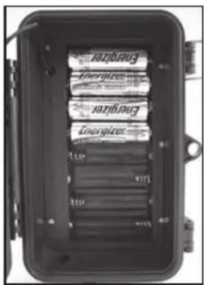 BUSHNELL Trophy Cam 119436 - Einlagen der Batterien - 1