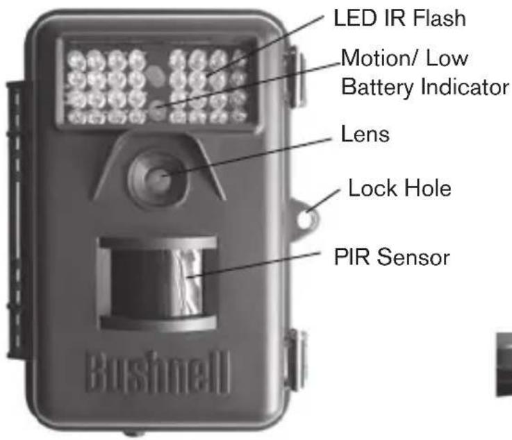 BUSHNELL Trophy Cam 119436 - PARTS AND CONTROLS - 1