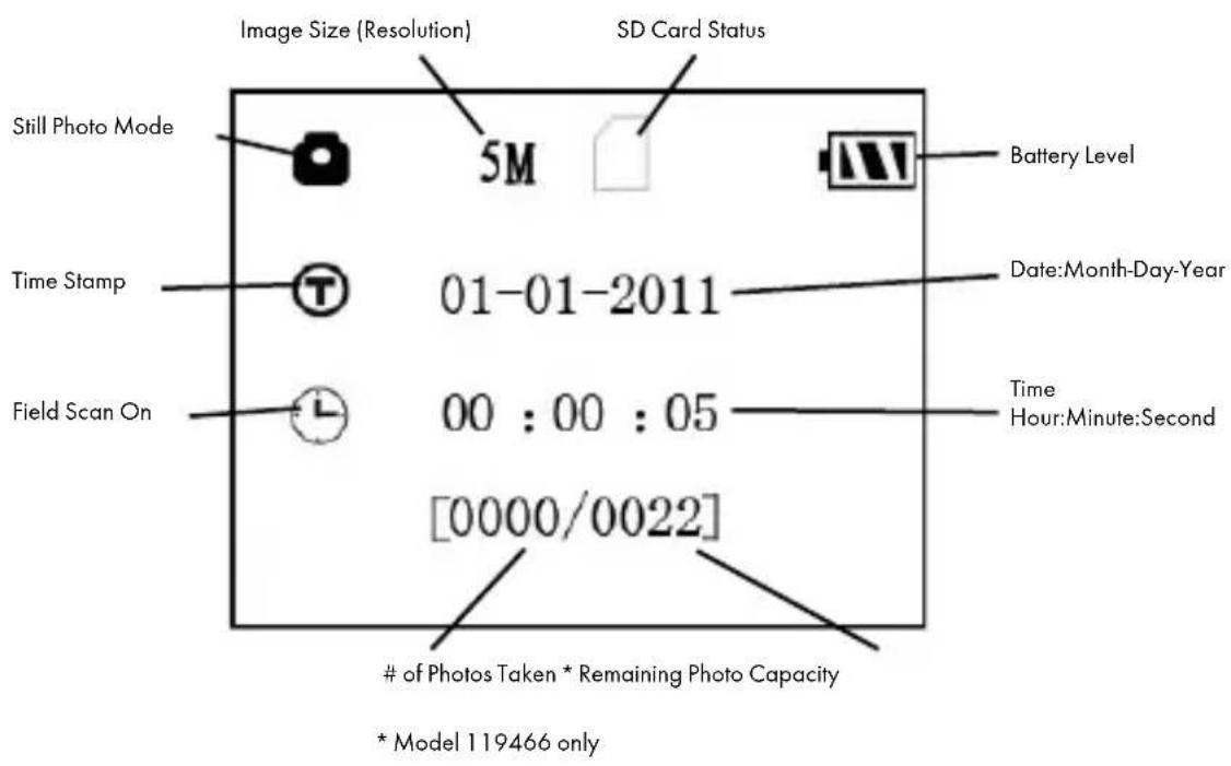 BUSHNELL Trophy Cam 119467 - SETUP MODE - 1