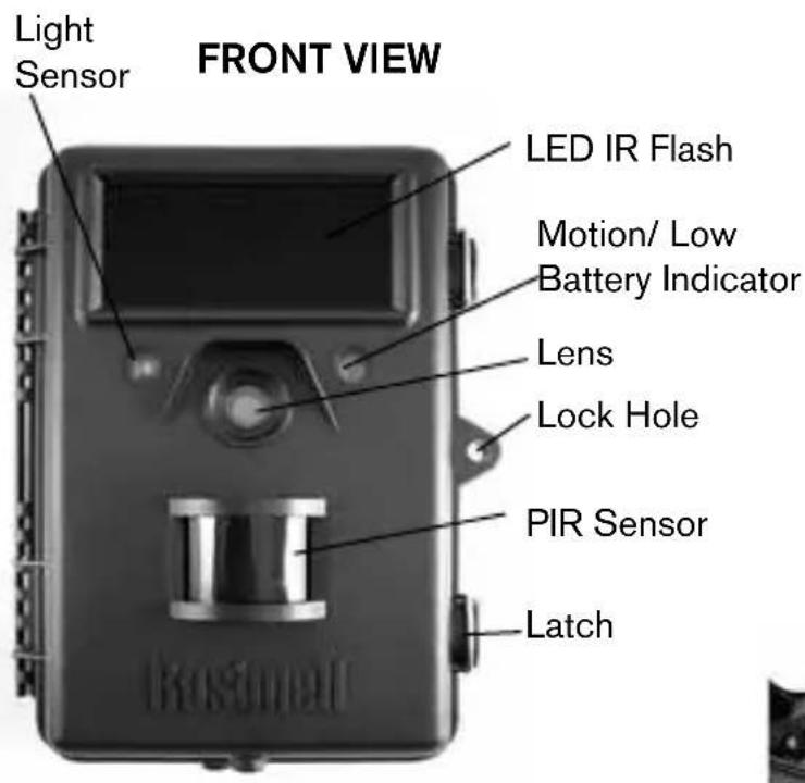 BUSHNELL Trophy Cam 119467 - PARTS AND CONTROLS - 1