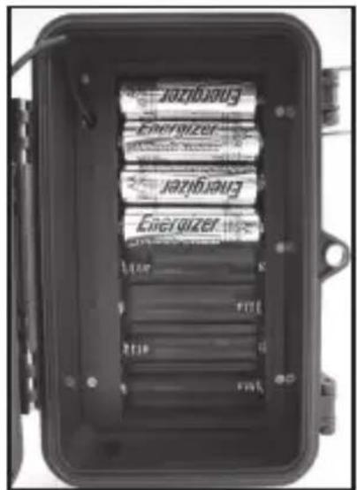 BUSHNELL Trophy Cam 119636 - Einlagen der Batterien - 1