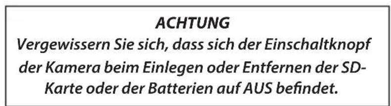 BUSHNELL Trophy Cam 119777 - Einlagen der Batterien - 3