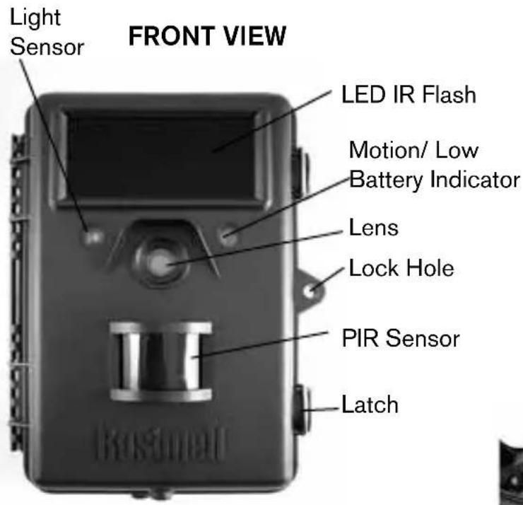 BUSHNELL Trophy Cam Black LED - PARTS AND CONTROLS - 1