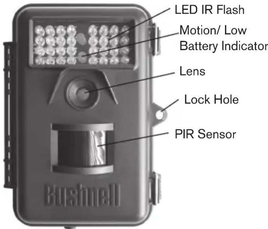 BUSHNELL Trophy Cam Essential - PARTS AND CONTROLS - 3