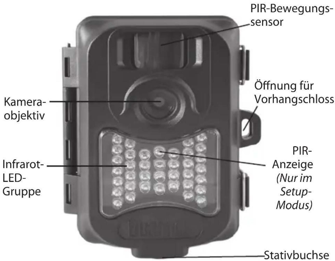 BUSHNELL X8 Trail Cam - Hauptfunktionen: - 1