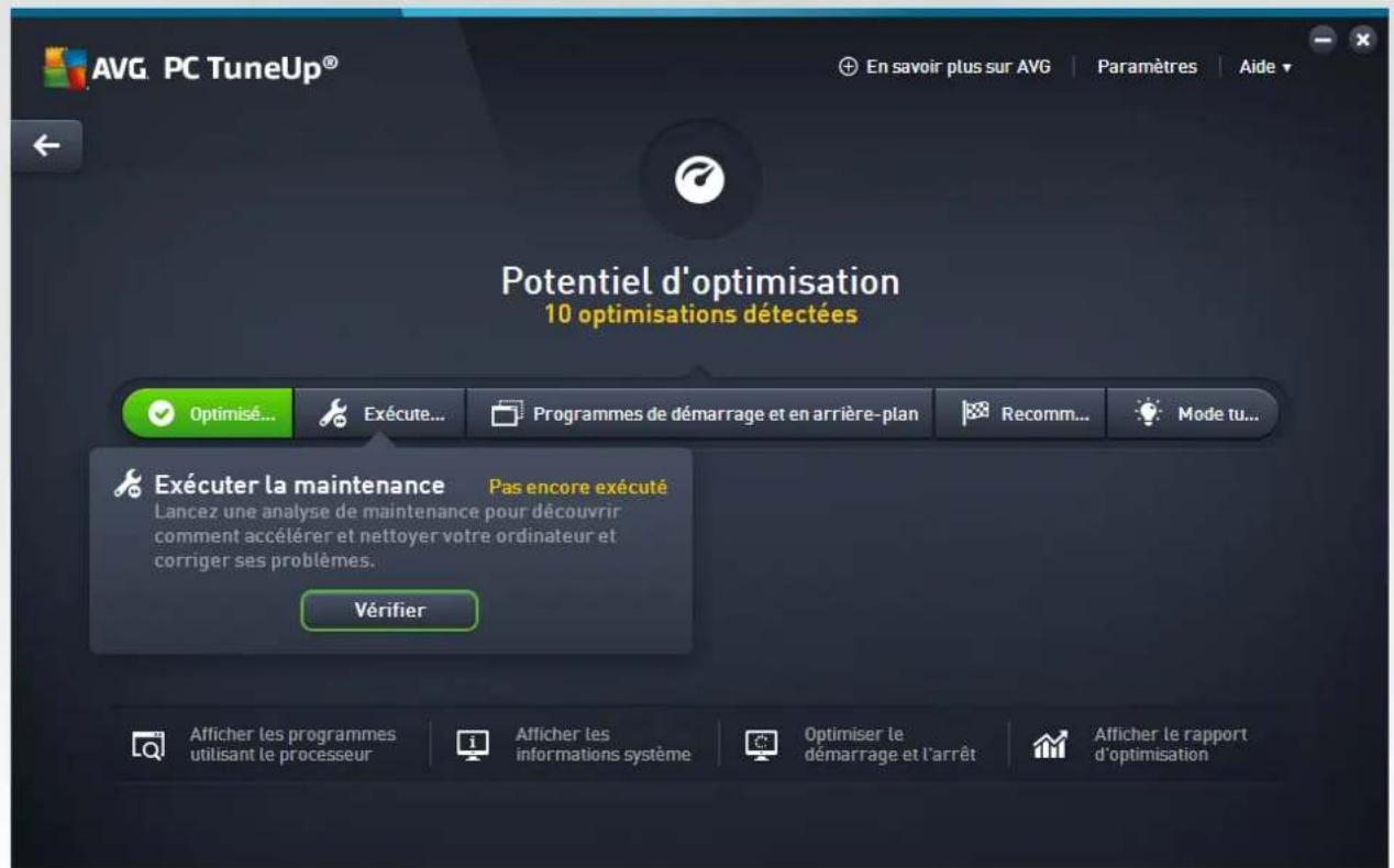 AVG PC TuneUp 2017 - Accélération - 1