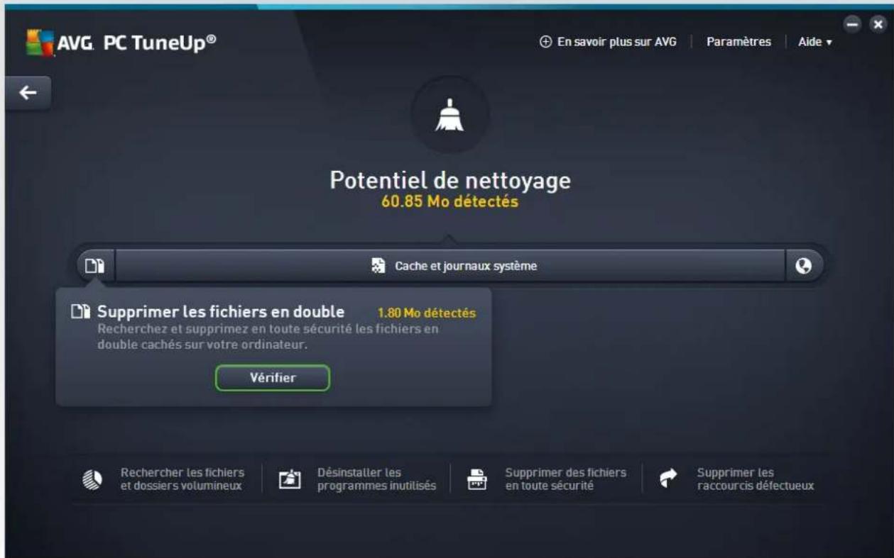 AVG PC TuneUp 2017 - Libérer de l'espace - 1