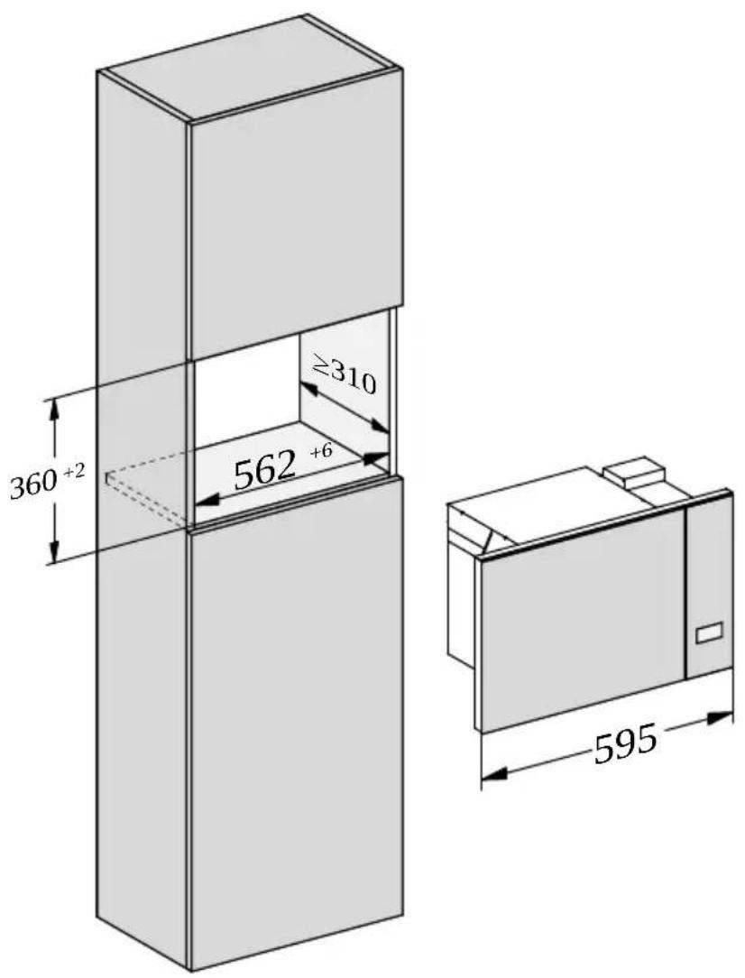 MIELE M 222455 SC - Encastrement dans un meuble haut - 1