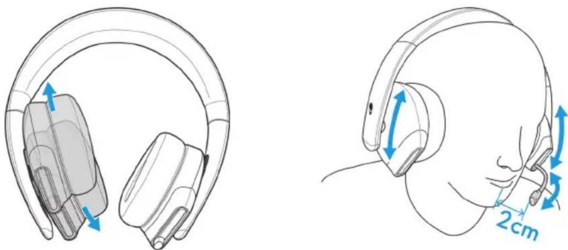 ALIENWARE 310H - Réglage du casque - 1