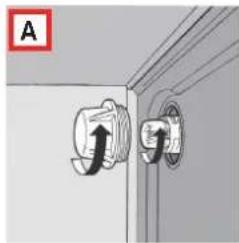 FRANKE SGP 62 M OAF - Replacing the oven lamp - 1