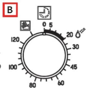 FRANKE SGP 62 M OAF - End of cooking timer knob (B) - 1