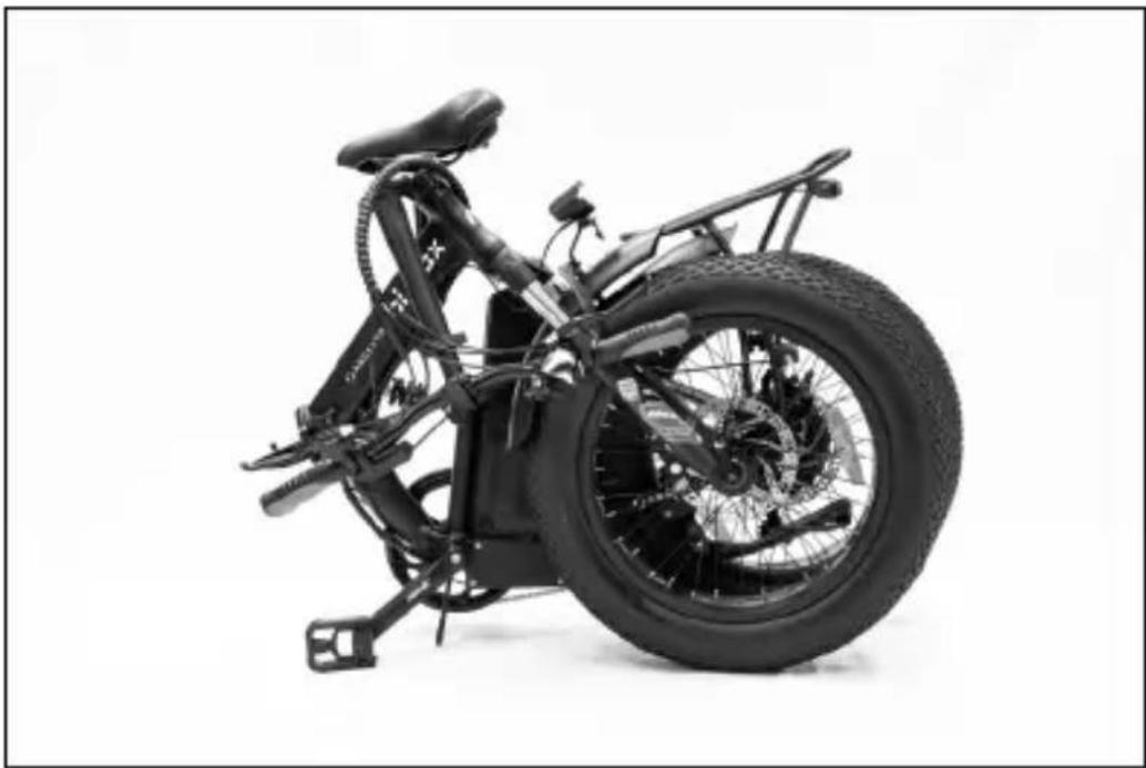 Argento Bi Max - Ripiegamento della bicyclicletta a pedalata assistita - 7