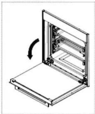 FRANKE MA 82 M SRF - Removing the oven door - 1