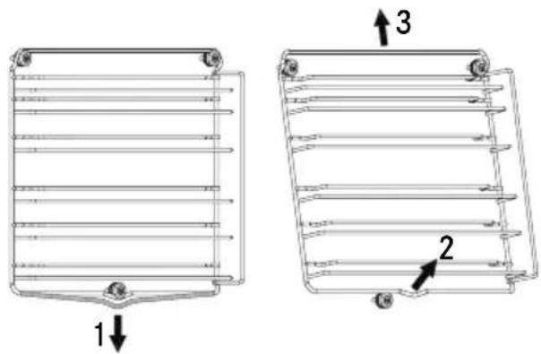 FRANKE MA 82 M SRF - Removing the side frames - 1