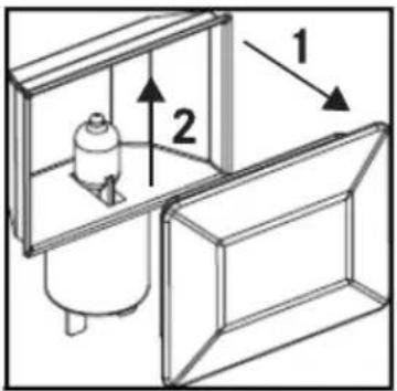 FRANKE MA 82 M SRF - Sostituzione della lampada delorno - 1
