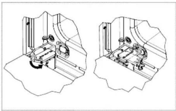 FRANKE MA 82 M SRF - Remover e limpar o paine de vidro interno da porta doorno - 2