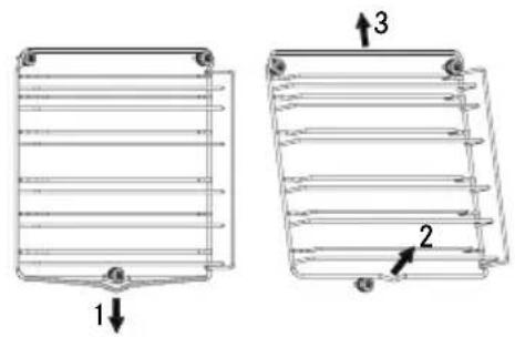 FRANKE MA 82 M SRF - Retrait des cadres lateraux - 1
