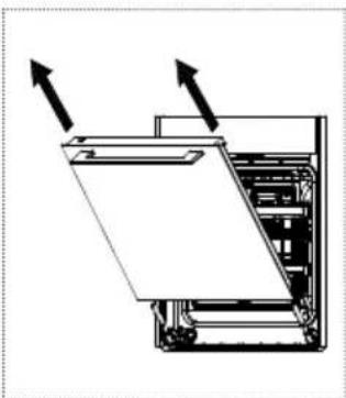 FRANKE MA 82 M SRF - como desmontar la puerta del hora - 4