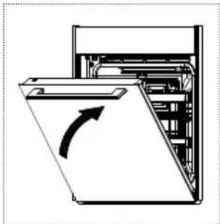 FRANKE MA 82 M SRF - Removing the oven door - 3