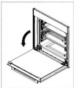 FRANKE MA 82 M SRF - Rimozione della porta del forno - 1