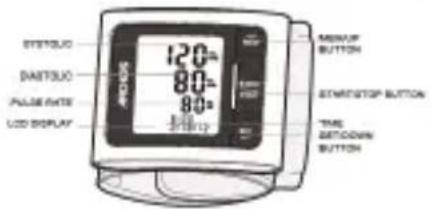 ARCHOS Blood Pressure Monitor - Komponenten des Messgeräts - 1
