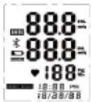ARCHOS Blood Pressure Monitor - Simbolos de la pantalla LCD - 1