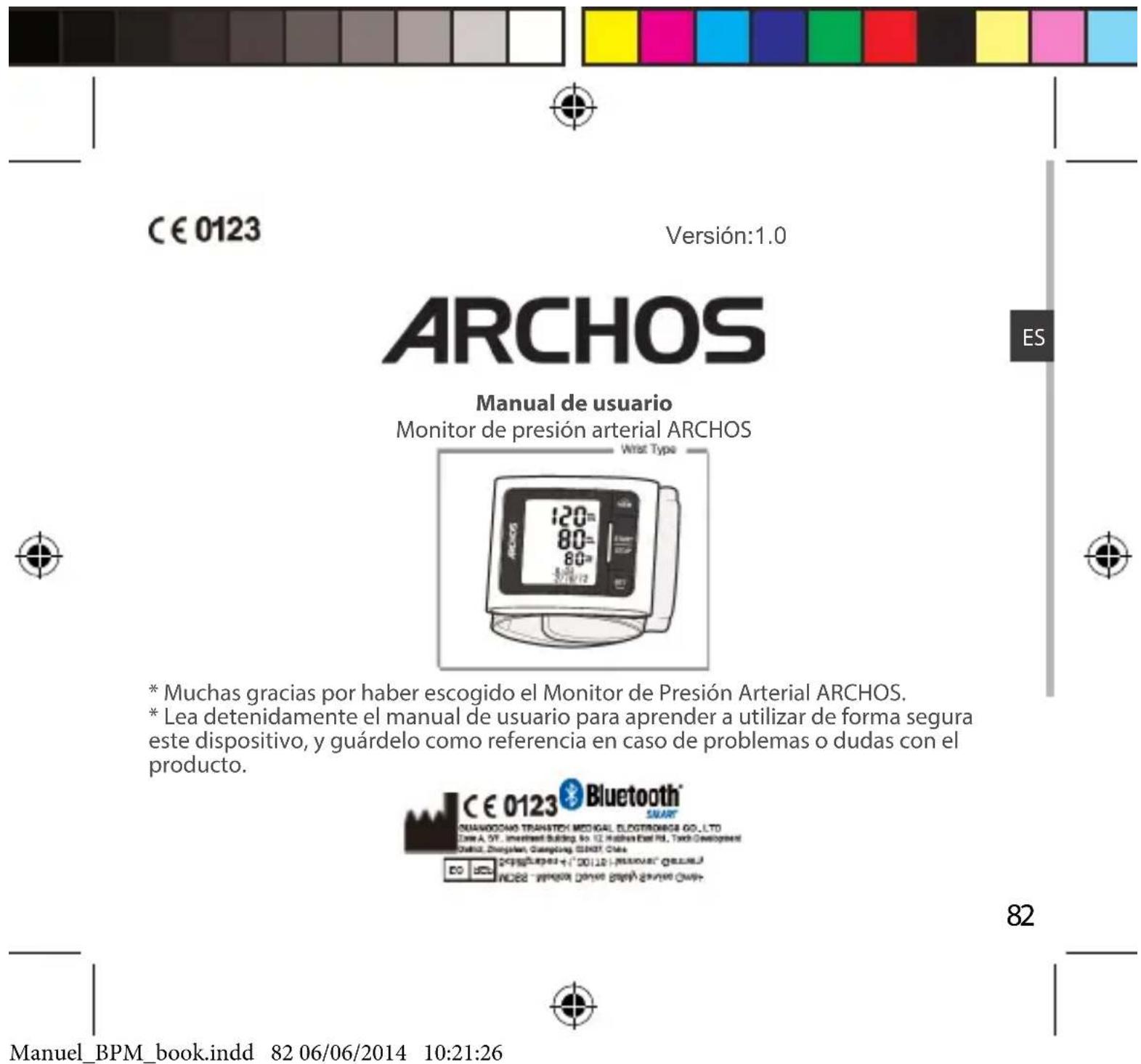 ARCHOS Blood Pressure Monitor - Kontaktinformationen - 2