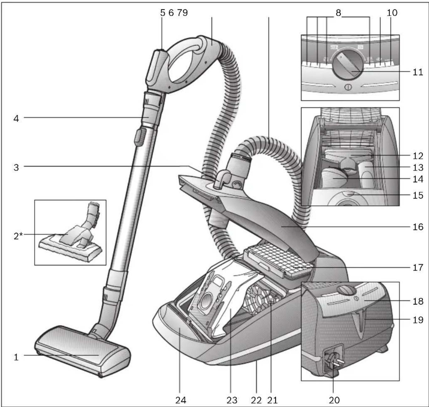 SIEMENS VSZ61290 - Boquilla universal VZ082BD - 2