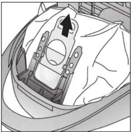 SIEMENS VS07G1466 - Replacing the dust bag - 2