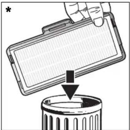SIEMENS VS07G1466 - Hepa-filter verrangen - 1