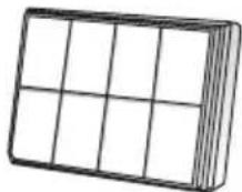SIEMENS VSQ4G1400 - HEPA-Filter VZ54000 - 1