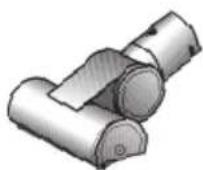 SIEMENS VSQ4G1400 - TURBO-UNIVERSAL®-borstel voor bekleding VZ46001 - 1