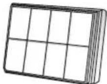 SIEMENS VSQ4G1400 - HEPA-Filter VZ54000 - 1
