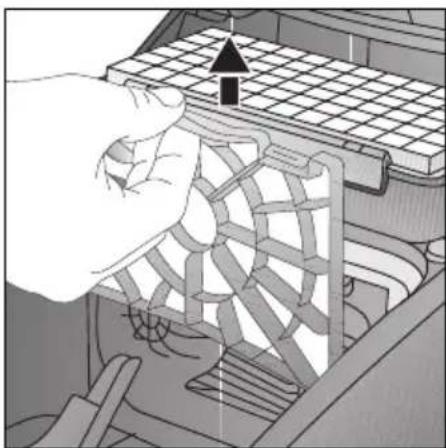 SIEMENS VSZ61260 - Limpiar el filtro protector del motor - 1